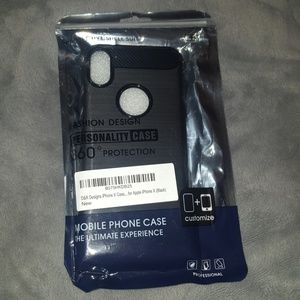 New IPhone 10 X Slim flexible Case Black